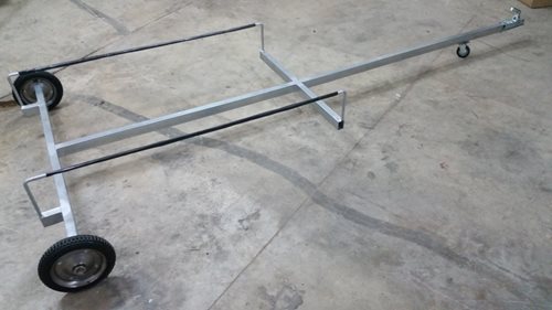 8ft to 10ft BOAT & RIB Galvanised Trolley launcher